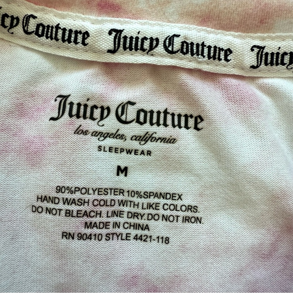 NEW!!! Juicy Couture sleepwear size M - Picture 4 of 5